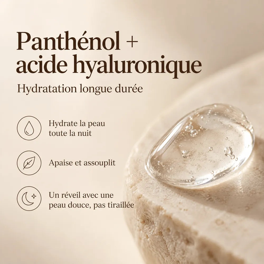 Panthénol + acide hyaluronique