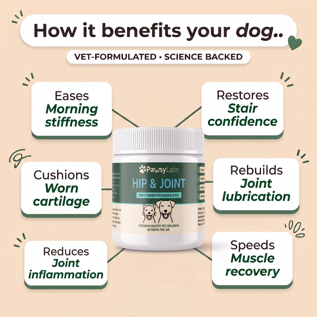 PawsyLabs™ - Hip & Joint Soft Chews for Dogs & Cats