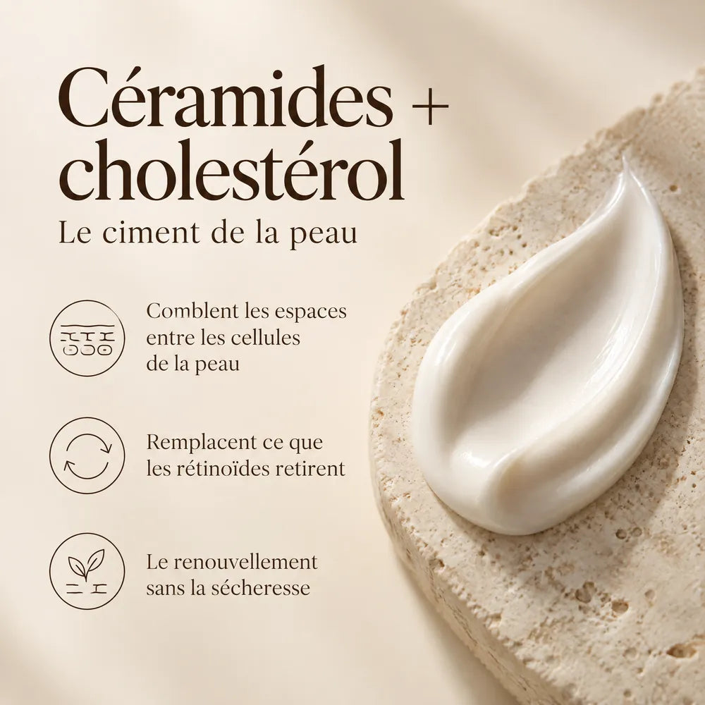 Céramides + cholestérol
