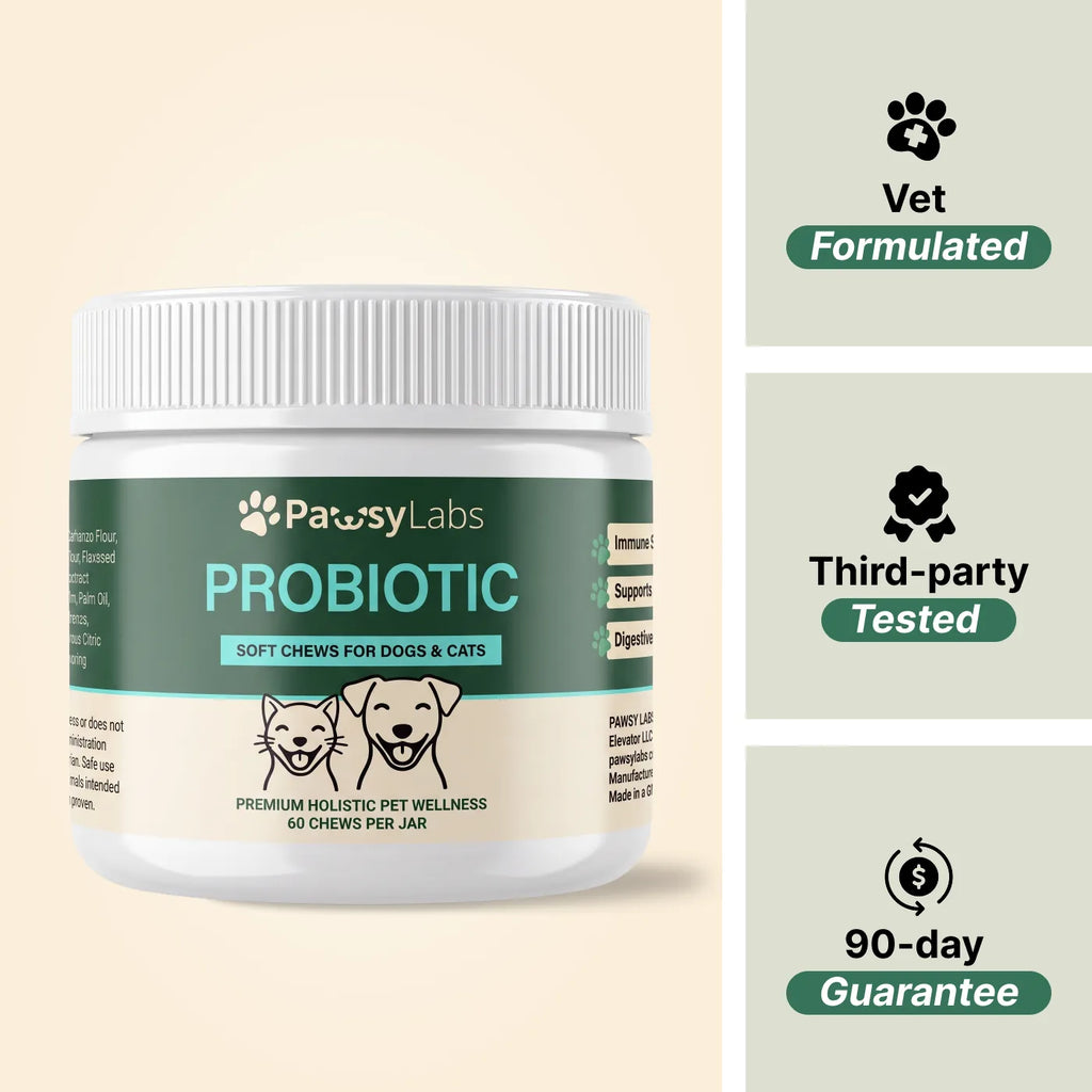 PawsyLabs™ - Probiotic Soft Chews for Dogs & Cats